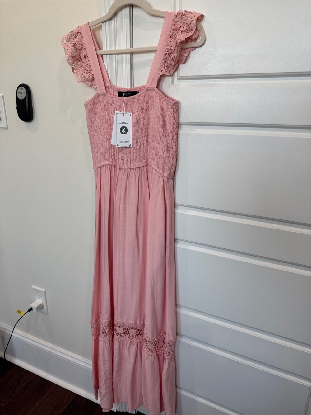 NEW Zesica Pink Maxi Dress Women’s Summer Outfit, size Medium - Picture 9 of 10
